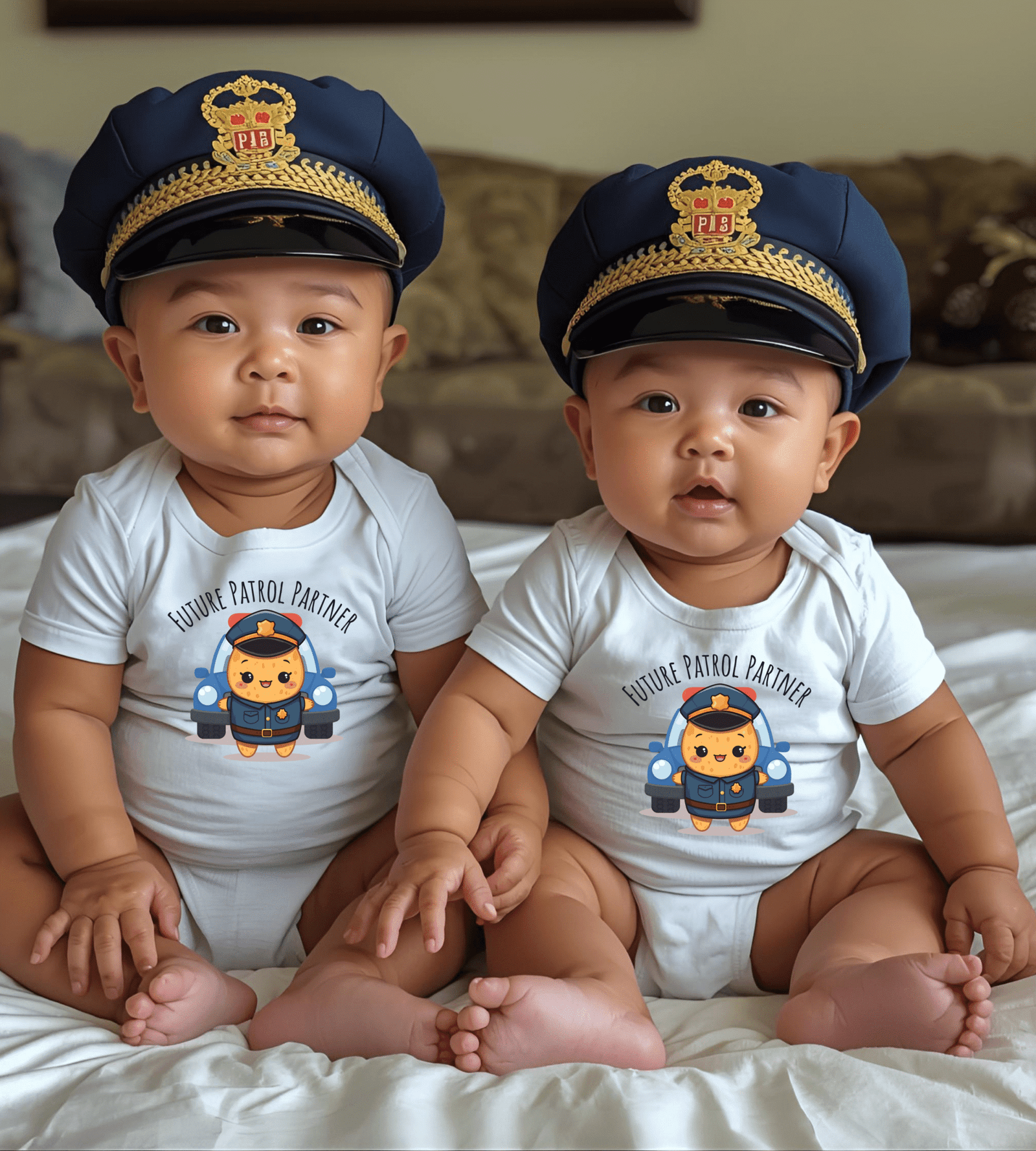 Future Patrol Partner Cute Infant Baby Bodysuit -Infant Clothing, Baby Shower Gift, Toddler Outfit, Newborn Apparel